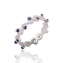 Cargar imagen en el visor de la galería, Anillo con diseño infinito