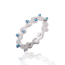 Cargar imagen en el visor de la galería, Anillo con diseño infinito