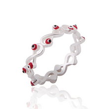 Cargar imagen en el visor de la galería, Anillo con diseño infinito