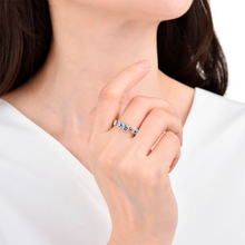 Cargar imagen en el visor de la galería, Anillo con diseño de ojos turco