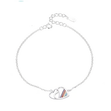 Cargar imagen en el visor de la galería, Pulsera de corazones