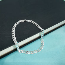 Cargar imagen en el visor de la galería, Pulsera de plata para hombre