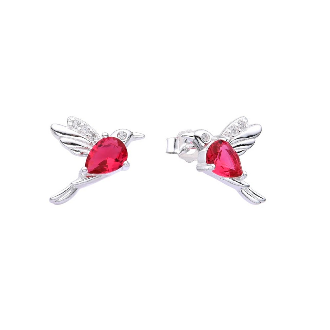 Aretes de colibrí