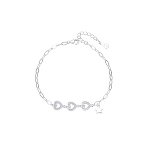 Pulsera de corazones