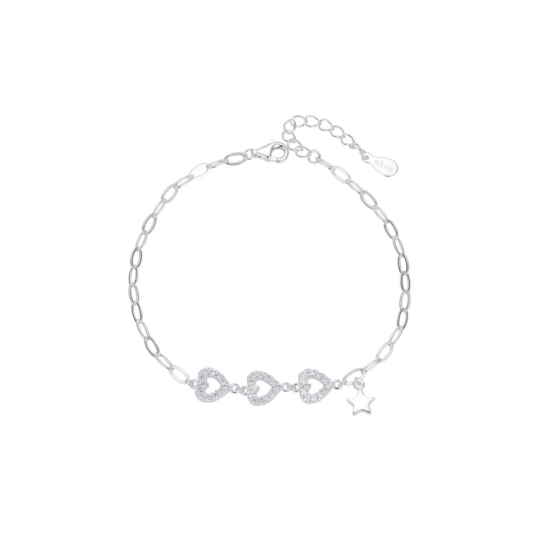 Pulsera de corazones